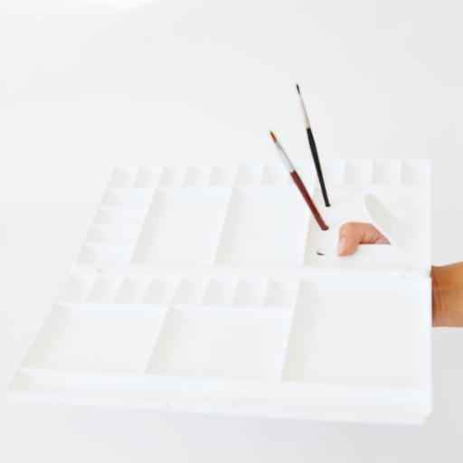 [FC 404-15] Plastic Folding Palette with 29 Wells - 11" x 11"