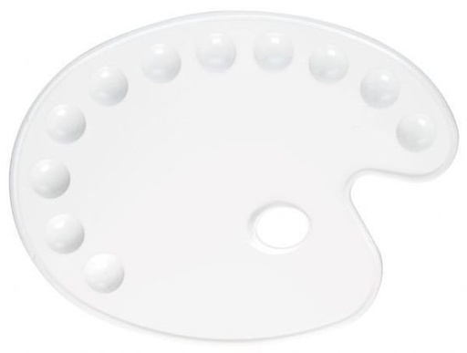 [FC 404-16] Palette Plastique 11 Puits - Ovale 10.5" x 14"