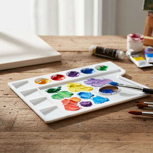 [FC 404-170] Palette de couleurs 9 puits - 8,5" 12"
