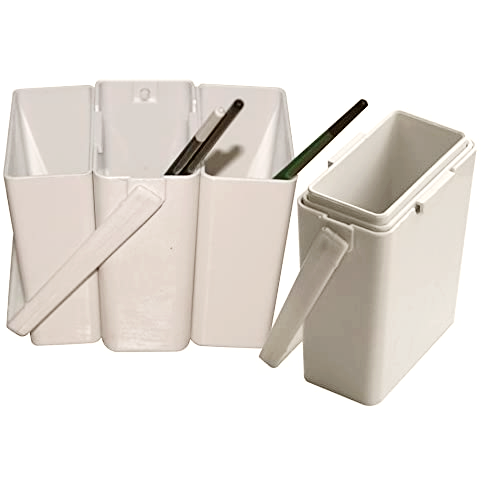 [FC 405-3] 3 seaux amovibles et empilables pour lave-pinceaux avec poignée (146 ml, 177 ml, 200 ml)
