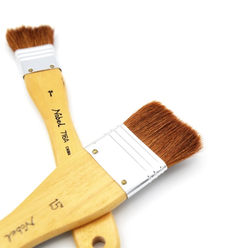 [FC 716A-1.5] Camel Hair Brush - Flat 1.5"
