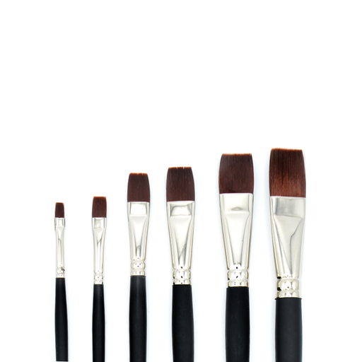 [FC 733B-10] Eclipse - Red Synthetic Brush - Bright #10