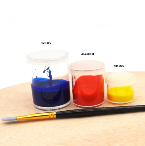 [FC 404-20CM] 8 Clear Plastic Cups With Cover, 1 1/" x 1 1 1/2"