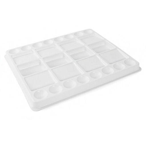 [FC 404-28] 28-Well Palette Tray With Transparent Cover