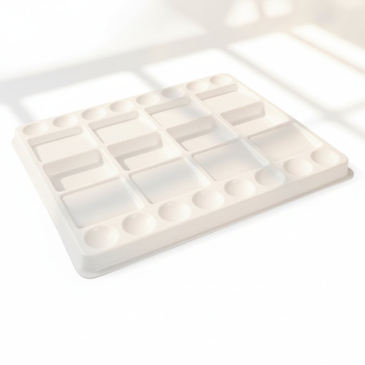 [FC 404-28] 28-Well Palette Tray With Transparent Cover