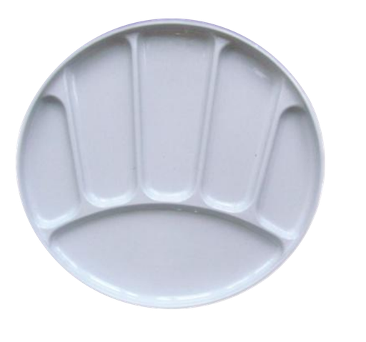 [FC 404-500] Stain-Resistant Steel Palette with 6 Wells