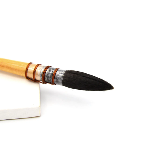 [NB 20R-8P] Premium, Finest Quality Squirrel Quill Pointed Mop Brush - #8