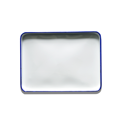 [FC 408-710] Enamel Tray 7" x 10" x 1"
