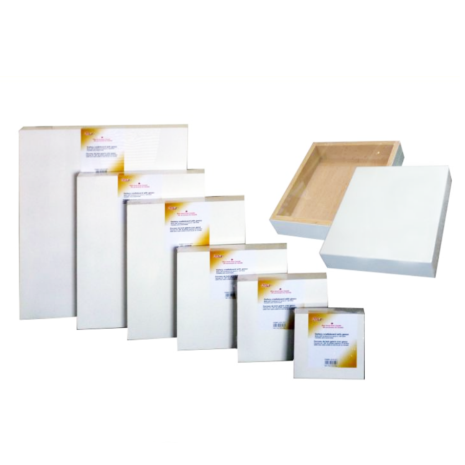 Gallery Wooden Cradleboard, Gesso Primed