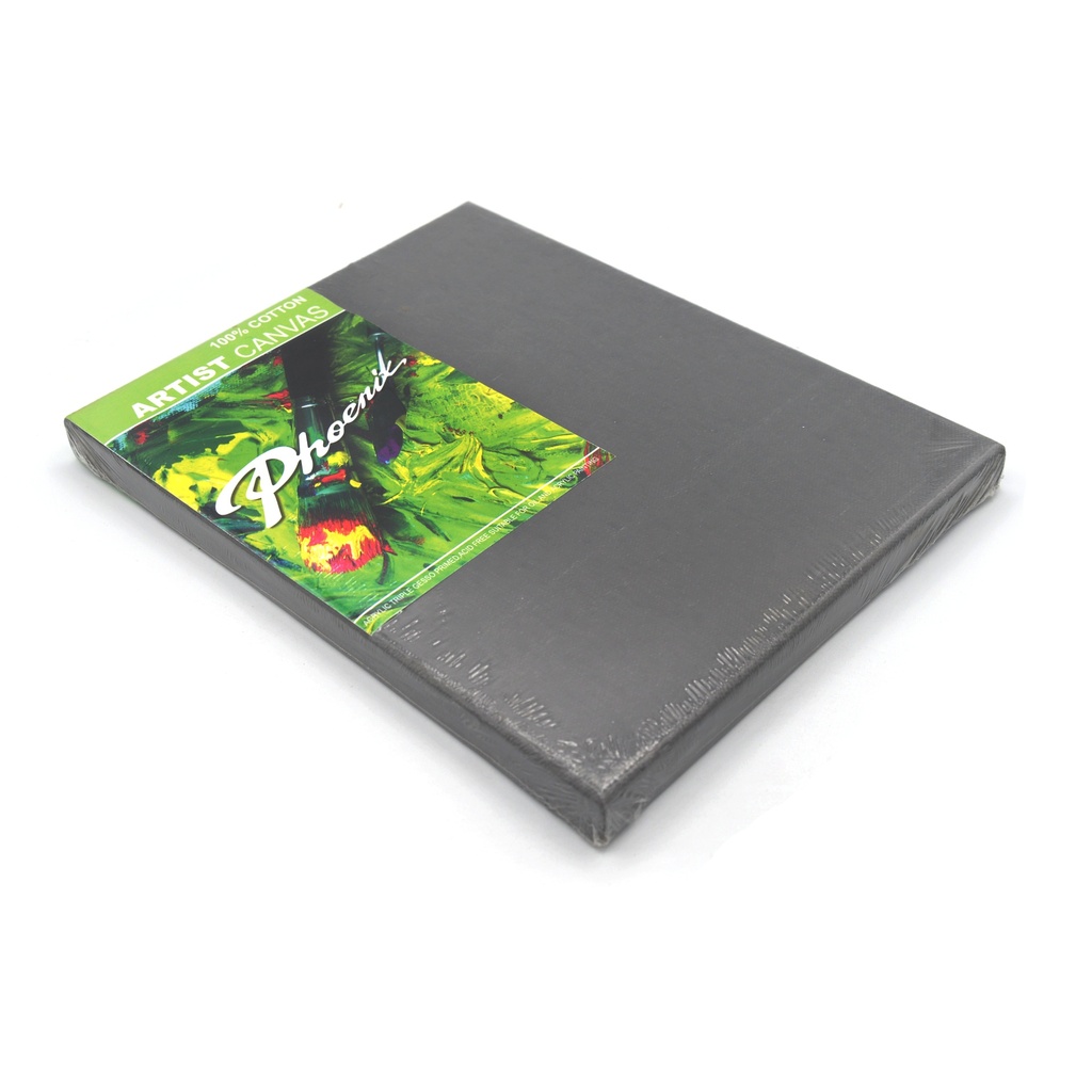 100% Cotton Stretched Canvas With Gray Primer