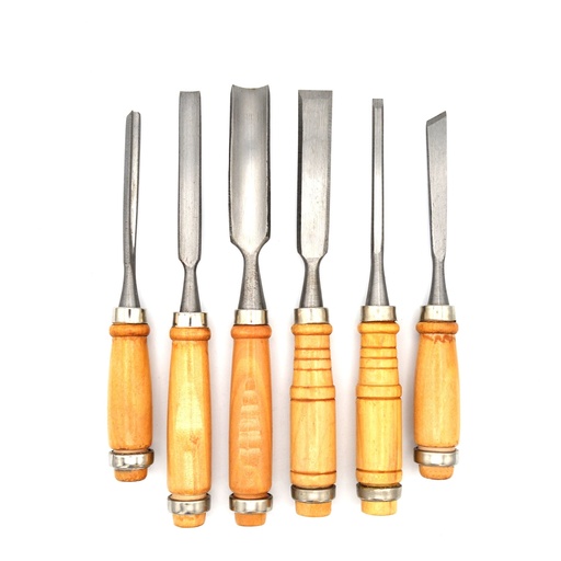 [FC 400-106] Couteaux De Sculpture Sur Bois - Ensemble De 6