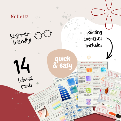 [NB KIT-SKW2] NOBEL STARTER KITS - Watercolor Painting Standard Kit
