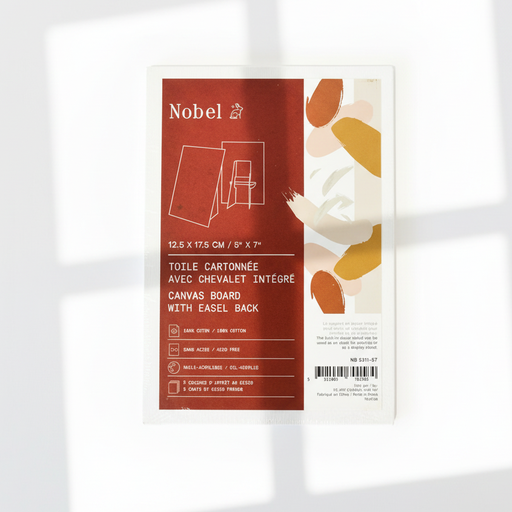 [NB 5311-810]  Canvas Board with easel back 8" X 10"