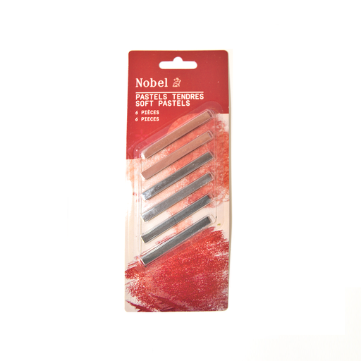 [NB 230920-B] Nobel soft pastel set of 6: Sepia tone