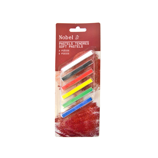 [NB 230920-C] Set de 6 pastels tendres Nobel : tons colorés