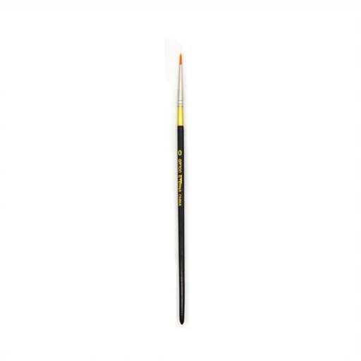 [FC GR700-0] Golden Synthetic Hair Brush - Round #0