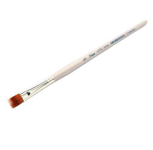 [NB 177R-2] Comet - Golden Synthetic Short Handle Brush, Round #2