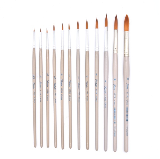 [NB 177B-1] Comet - Golden Synthetic Short Handle Brush, Bright #1