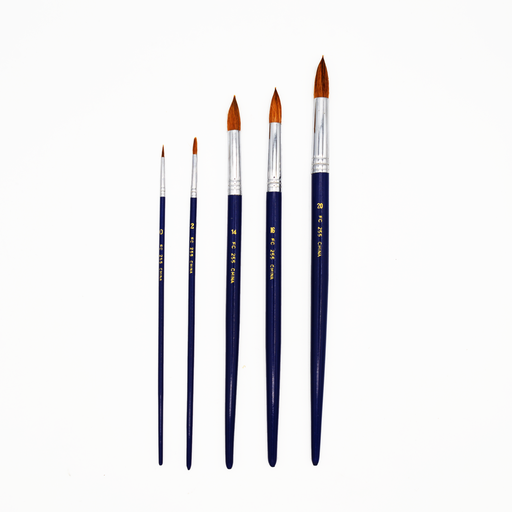 [FC 255-14] pinceau en Poils de Chèvre - Ronde #14