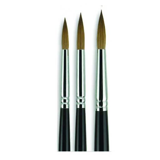 [NB 9915R-8] Pure Sable Hair Long Handle Brush - #8