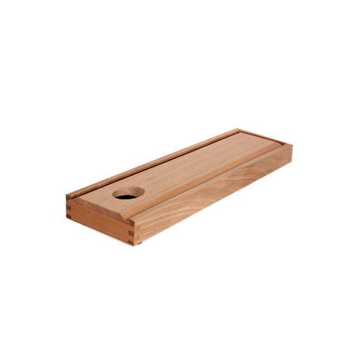 [FC 805-101] Boîte à pinceaux pour pinceaux à manche court - couvercle coulissant - 10,5" x 4" x 1,25"