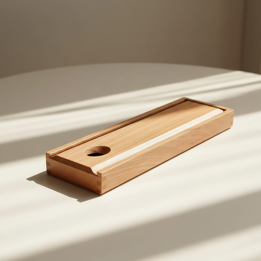 [FC 805-102] Boîte à pinceaux pour pinceaux à long manche - couvercle coulissant - 15" x 4" x 1,25"