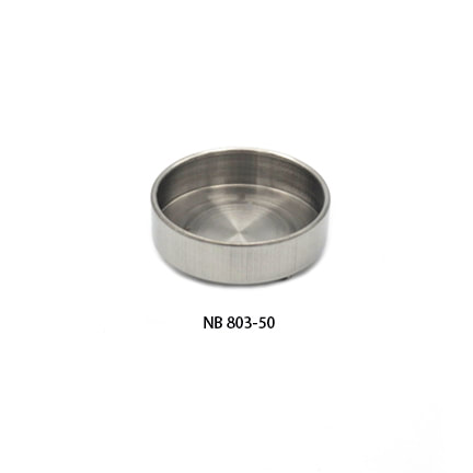 [FC 803-50] Tasse à palette en acier inoxydable avec clip (simple) - 2 1/8" de diamètre x 1/2" de hauteur