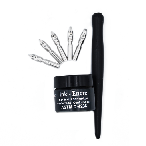 [NB 210-6] Calligraphy Pen Set  - Broad Edge Nibs