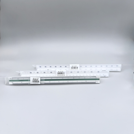 [NB 22-SC5] Échelles Triangle Abs - Échelle Urbanisme, 30 cm 1:500, 1:1000, 1:1250, 1:1500, 1:2000, 1:2500