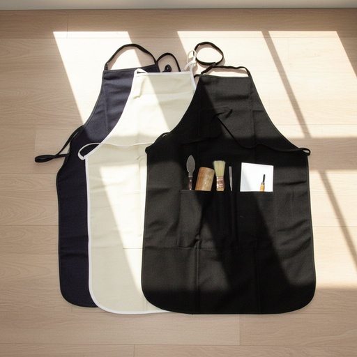 [FC 883-104] Black Water-Resistant Apron