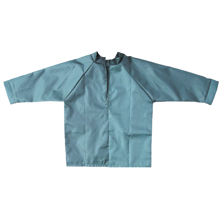 [FC 883-2012] Smock Apron Green (Green) - Ages 10 - 12