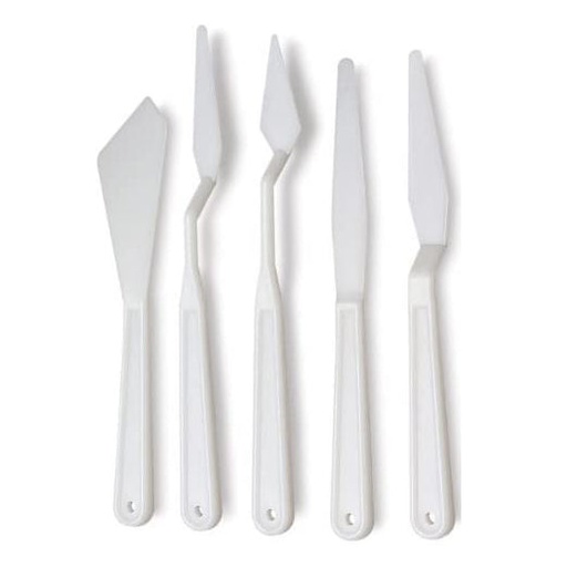 [FC 802-105] Plastic Painting Knife - Set Of 5