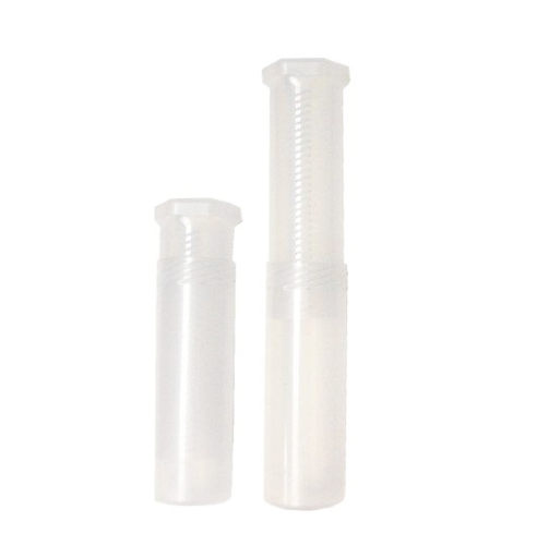 [FC 882-303] Tube porte-pinceau extensible avec bouchon à vis hexagonal - 2 1/2" de diamètre x 8" (plié) - 14" (déplié)