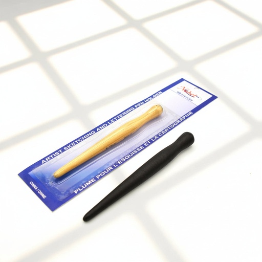 [FC 210316B] Calligraphy Pen Nibs and Holder Set (Black) - 5 Nibs