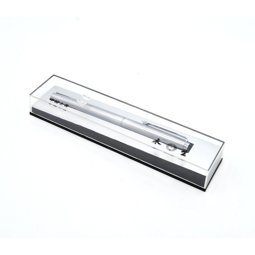 [FC 21-500A] Stylo à plume en or Wing Sung à pointe fine avec convertisseur d'encre et étui - 60 mm de diamètre