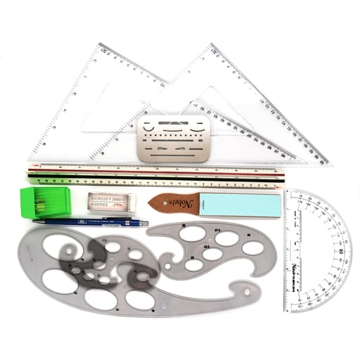 [TN TS-3] Drafting Box Set - 10 Pieces