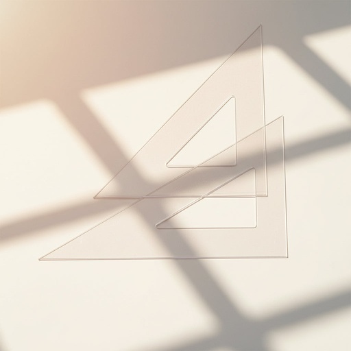 [NB 23SQ-4514] Carré acrylique - 60 degrés, 8"