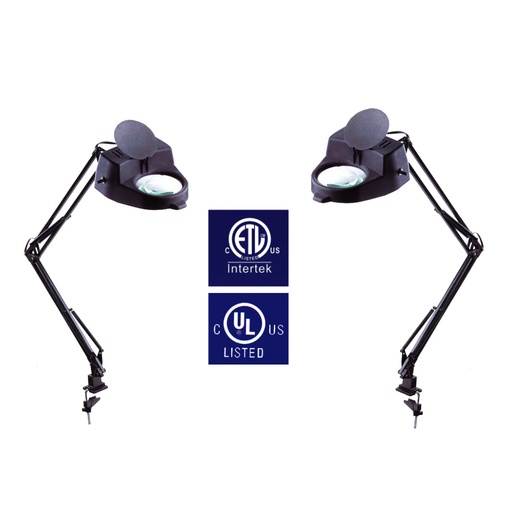 [TN 112V4] Nobel Magnifier Lamp 60W Incandescent (Black)