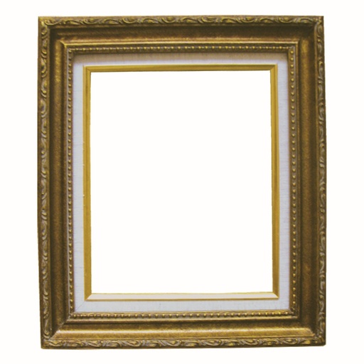 [FR LF058-1216] Ornate Gold Wooden Frame - 12" x 16"