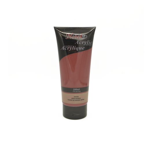 [NB 120-684] Burnt Sienna - 120 ml Nobel Professional Grade Acrylic Paint
