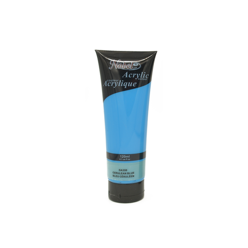 [NB 120-350] Bleu céruléen - 120 ml de peinture acrylique de qualité professionnelle Nobel