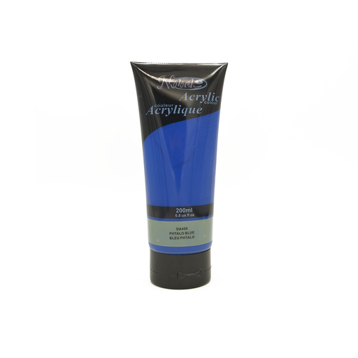 [NB 200-450] Phthalo Blue - 200 ml Nobel Acrylic Tube For Artists