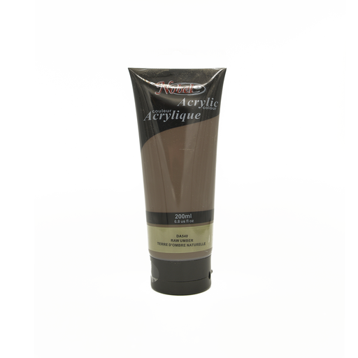 [NB 200-540] Raw Umber - 200 ml Nobel Professional Grade Acrylic Paint