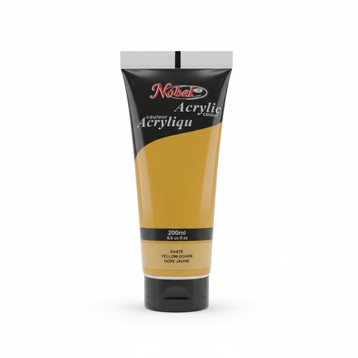 [NB 200-687] Burnt Umber - 200 ml Nobel Professional Grade Acrylic Paint