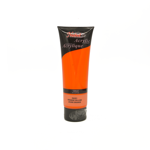 [NB 120-301] Jaune Orange - Tube Acrylique Nobel 200 ml Pour Artistes