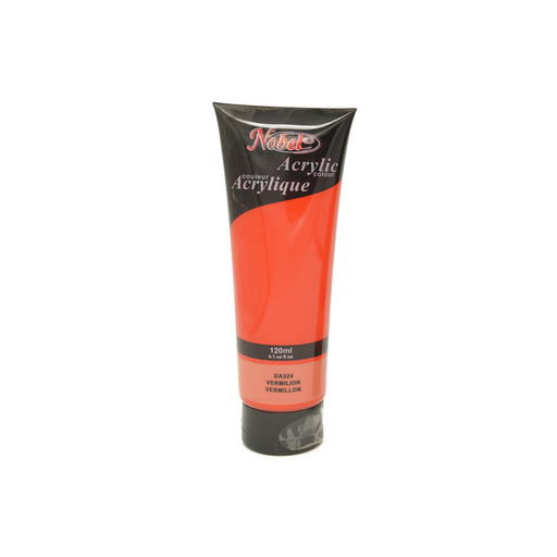 [NB 120-324] Vermillion - 120 ml Nobel Professional Grade Acrylic Paint