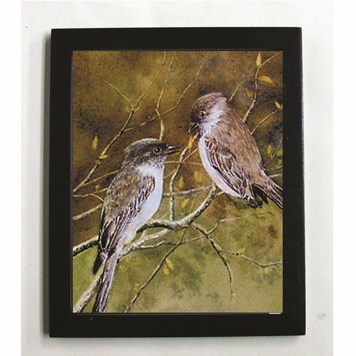 [FC WF1-1620] Cadre en bois plat noir de 3 cm d'épaisseur 16" x 20"