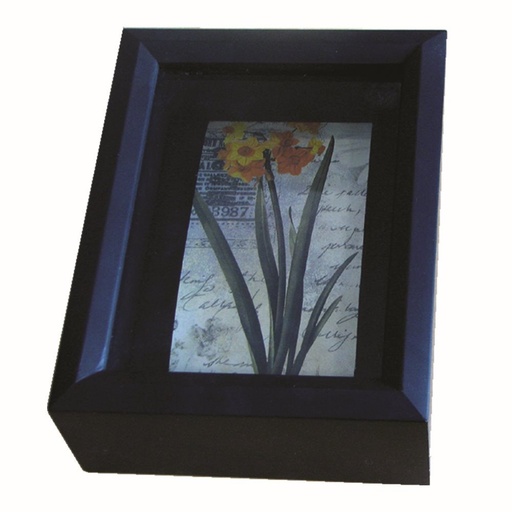 [FC WF5-1212] Cadre en bois d'objet de boîte d'ombre profonde de 7 cm 12" x 12"