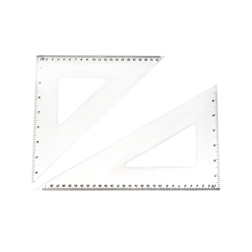 [NB SQP-4510] Square Set - 8" (Measurements in Inches, Centimeters and Milimeters)