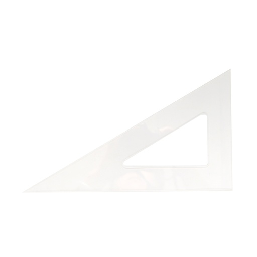 [NB SQC-3012] Clear Acrylic Triangle Ruler - 45/90 Degree, 14" -350 mm